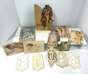 lot 43 image: Reproduction Victorian Ephemera and Reproduction Iron Switchplate and Outlet Covers