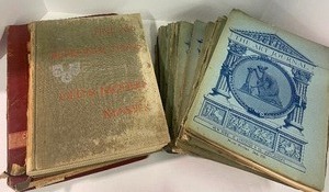 lot 132 image: Antique 1870s Stack of The Art Journal Publication, Misc. Albert Lea Area Newspaper Clippings, etc.