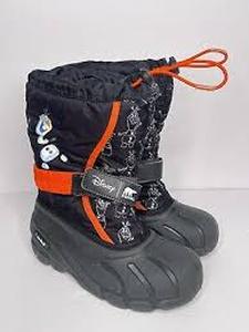 lot 21 image: Disney X Sorel Youth Toddler Frozen Flurry Olaf Youth Boots Size 2   Customer Returns See Pictures