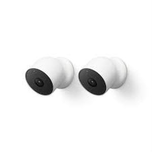lot 25 image: Google Nest Cam (Battery) - Indoor and Outdoor Wireless Smart Home Security Camera - 2 Pack  Customer Returns See Pictures