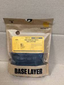 lot 30 image: Carhartt Menss Force Midweight Waffle Base Layer Pant Size L Customer Returns See Pictures