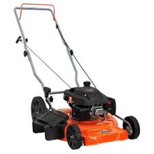 lot 62 image: YARDMAX 21 in. 170cc 2-in-1 Gas Walk Behind Push Lawn Mower with High Rear Wheels Customer Returns See Pictures