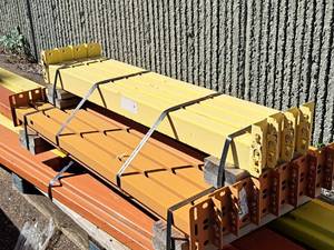 Lot of (12) 4 Pallet Racking Cross Beams