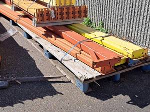 Lot of (6) 12 Pallet Racking Cross Beams