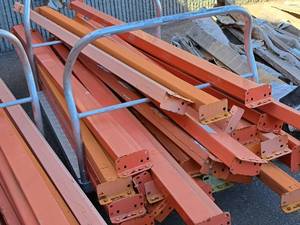 Lot of (27) 9 Assorted Pallet Racking Cross Beams