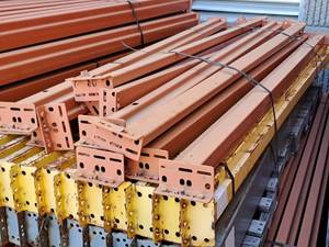 Lot of (38) Assorted Pallet Racking Cross Beams - 8 (x26) and 9 (x12)