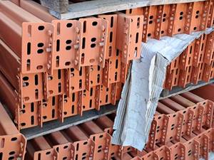 Lot of (45) 9 Pallet Racking Cross Beams