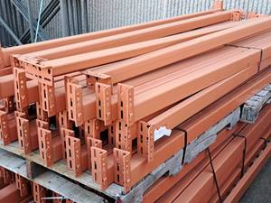 Lot of (45) 8 Pallet Racking Cross Beams