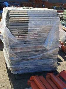 Lot of (16) Pallet Racking Grates 38x46
