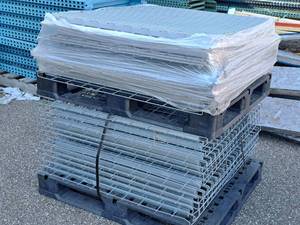 Lot of (26) Pallet Racking Grates 43x46