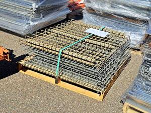 Lot of (8) Pallet Racking Grates 37x46