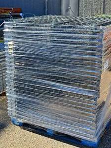 Lot of (24) Pallet Racking Grates 43x46-12