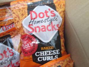 lot 535 image: 10- 3.5 oz Dots Baked Cheese Curls...