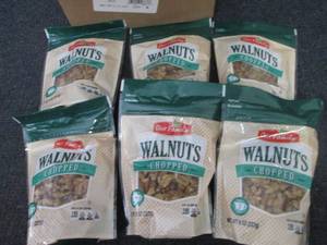 lot 538 image: 6- 8 oz Our Family Chopped Walnuts...