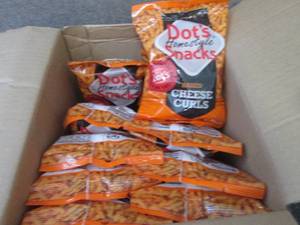 lot 544 image: 10- 3.5 oz Dots Baked Cheese Curls...