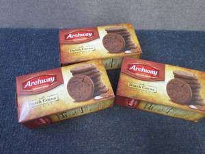 lot 546 image: 3- 8.75 oz Archway Soft Dutch Cocoa...
