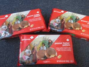 lot 558 image: 3- 6.5 oz Peanut Butter Patties...