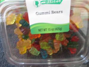 lot 564 image: 3- 15 oz Eilliens Gummi Bears...