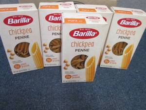 lot 571 image: 5- 8.8 oz Barilla Chickpea Penne...
