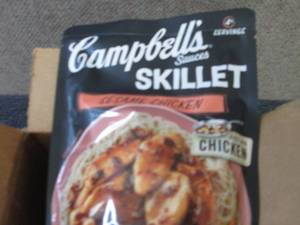 lot 599 image: 6- 11 oz Campbells Sesame Chicken ...