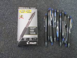 lot 59 image: Pilot G2 & Uniball Pens...