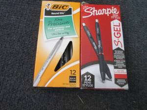 lot 60 image: Bic & Sharpie Pens...