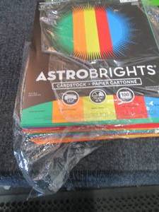 lot 63 image: Astrobrights Cardstock...