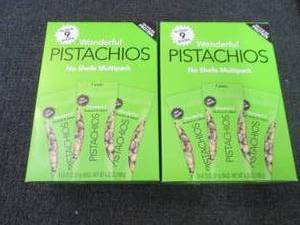 lot 64 image: 2- 9 pks Pistachios...
