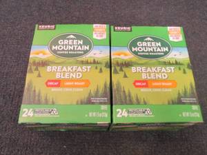 lot 67 image: 2- 24 ct Green Mountain Decaf Break...