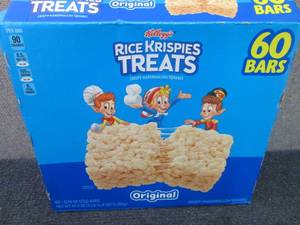 lot 71 image: 60 ct Rice Krispies Treats...