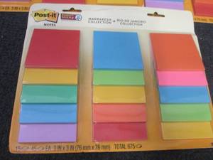 lot 86 image: 3- Post-It Sets ...