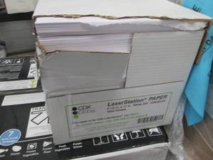 lot 119 image: Case of 5000 CDK Global Laser Stati...
