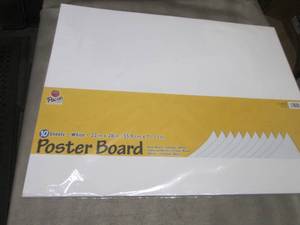 lot 143 image: 10 Sheets Poster Board...