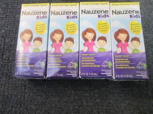 lot 221 image: 4- 4 oz Nauzene Kids...