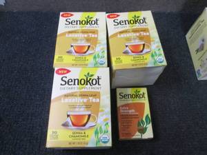 lot 241 image: Senokot Laxative Tea & Laxative...