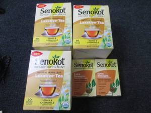 lot 242 image: Senokot Laxative Tea & Laxative...
