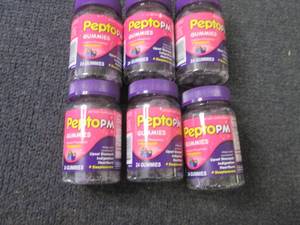 lot 248 image: 6- 24 ct Pepto PM Gummies...