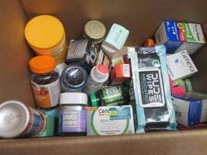 lot 261 image: Box of Assorted Personal Care Items...