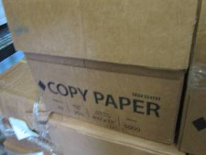 lot 276 image: Case of 5000 Sheets Copy Paper 8.5x...