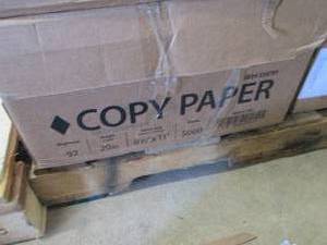 lot 277 image: Case of 5000 Sheets Copy Paper 8.5x...