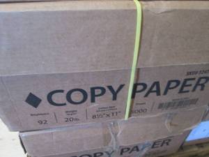 lot 278 image: Case of 5000 Sheets Copy Paper 8.5x...