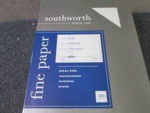 lot 296 image: Southworth 25% Cotton Granite Speci...
