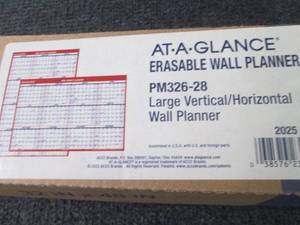 lot 327 image: AT-A-GLANCE VerticalHorizontal Wal...