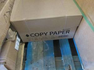 lot 335 image: Case of 5000 Sheets Copy Paper 8.5x...