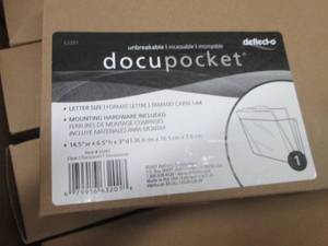 lot 340 image: 5 each Deflecto Unbreakable DocuPoc...