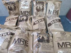 lot 351 image: Sealed Case of 12 MREs Meal Ready ...