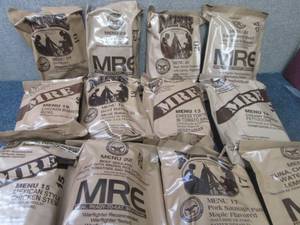 lot 352 image: Sealed Case of 12 MREs Meal Ready ...