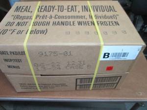 lot 353 image: Sealed Case of 12 MREs Meal Ready ...