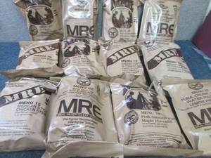 lot 358 image: Sealed Case of 12 MREs Meal Ready ...