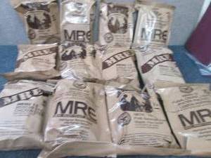 lot 362 image: Sealed Case of 12 MREs Meal Ready ...